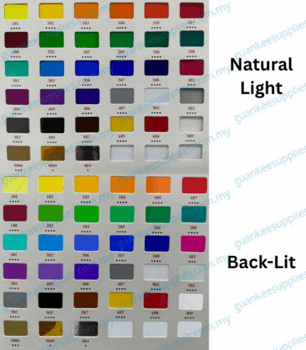 Grande Translucent Color Sticker